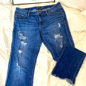 👖 VS PENCIL RIPPED DENIM JEAN 👖